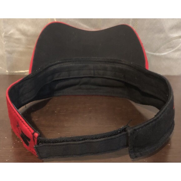 Texas Tech University Visor Red Raiders Team Starter NCAA Golf Tennis Black Logo - Picture 6 of 9